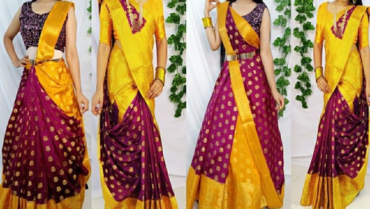 Glamorous Saree Styles for Wedding Receptions