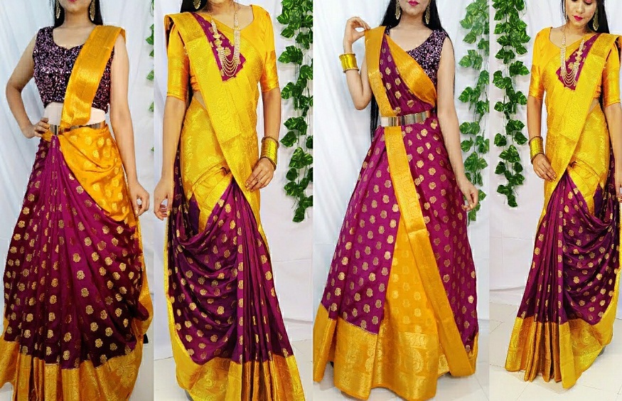 Saree Styles for Wedding Receptions